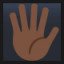 Raised Hand With Fingers Splayed - Dark Skin Tone