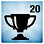 Win 20 trophies