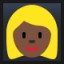 Blond-Haired Woman - Dark Skin Tone