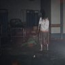 Goodbye crying woman