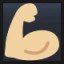 Flexed Biceps - Medium-Light Skin Tone
