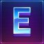 Retro Letter E