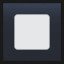 White Medium-Small Square