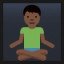 Man in Lotus Position - Dark Skin Tone