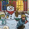 Completed Snowman Competition level.