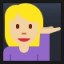 Person Tipping Hand - Medium-Light Skin Tone