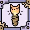 Cat's shape lightbulb