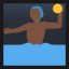 Person Playing Water Polo - Dark Skin Tone
