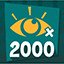 Blink 2000 times for yes