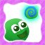 Blue-green swirly