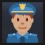 Man Police Officer - Medium Skin Tone