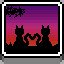 Cats at Sunset