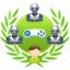 Win in 4 players solo game against hard robots