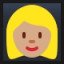 Blond-Haired Woman - Medium Skin Tone