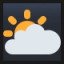 Sun Behind Large Cloud