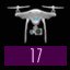 Use holodrones 17 times.