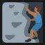 Person Climbing - Medium-Dark Skin Tone
