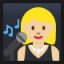 Woman Singer - Medium-Light Skin Tone
