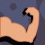 Friend win armwrestling