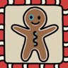 A gingerbread man