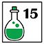 You collected 15 Green Potions
