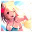 Anime girl in swimsuit #4