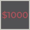 $1000