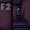 Down the stairs