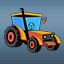 Yellow Tractor