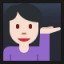 Person Tipping Hand - Light Skin Tone