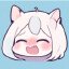 Smiling, a bit embarrassed