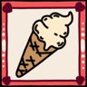 An ice cream cone