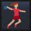 Woman Playing Handball - Medium Skin Tone