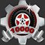 10000 meter mark
