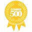You scored 500 points.
